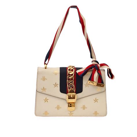 gucci bee pouch|gucci sylvie bee bag.